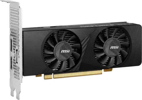 Видеокарта MSI PCI-E 4.0 RTX 3050 LP 6G NVIDIA GeForce RTX 3050 6Gb 96bit GDDR6 1470/14000 HDMIx2 DPx1 HDCP Ret low profile