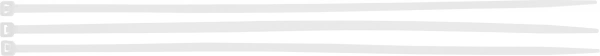 Стяжка пластиковая WRline WR-SHN-36-250W 250x3.6мм (упак:100шт) нейлон 6.6 белый