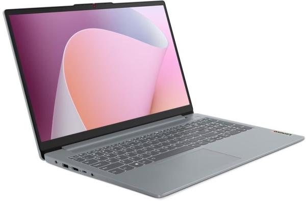 Ноутбук Lenovo IdeaPad Slim 3 15AMN8 Ryzen 5 7520U 8Gb SSD256Gb AMD Radeon 610M 15.6" TN FHD (1920x1080) noOS grey WiFi BT Cam (82XQ0006RK)