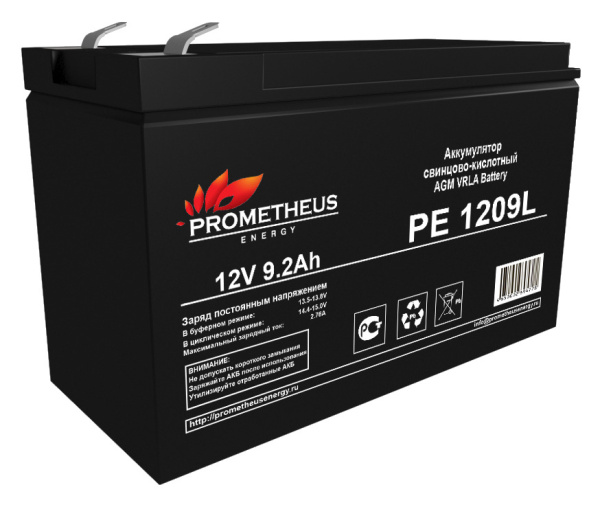 Батарея для ИБП Prometheus Energy PE 1209L 12В 9.2Ач