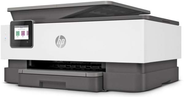 МФУ струйный HP OfficeJet 8023 (1KR64B) A4 Duplex WiFi USB RJ-45 черный/белый