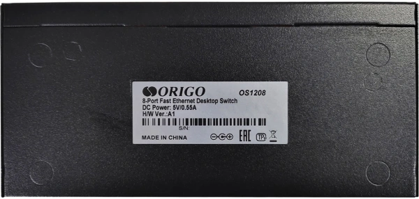 Коммутатор Origo OS1208 OS1208/A1A 8x100Мбит/с неуправляемый