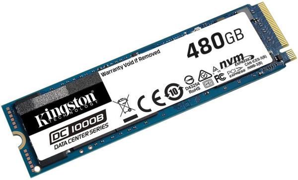 Накопитель SSD Kingston PCIe 3.0 x4 480GB SEDC1000BM8/480G DC1000B M.2 2280 0.5 DWPD