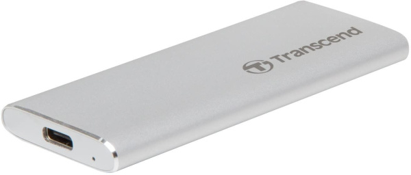 Накопитель SSD Transcend USB-C 500Gb TS500GESD260C серебристый